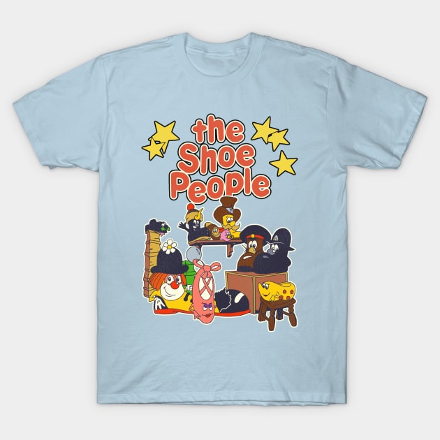 The Shoe People T-Shirt by darklordpug